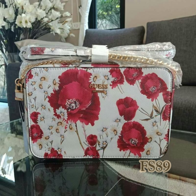 กระเป๋า Guess Mini ลายดอก