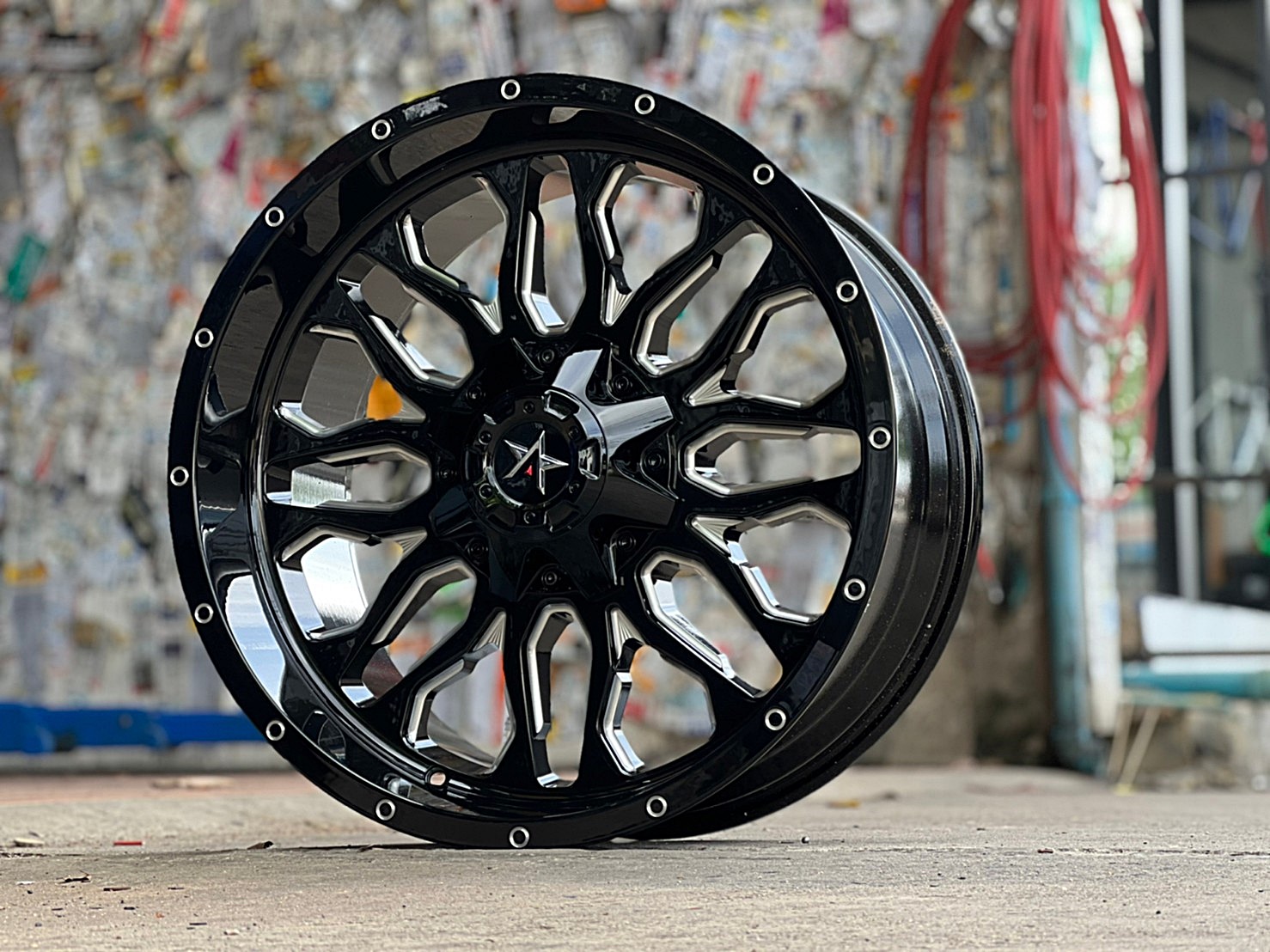 ชุดละ 45900-49900 ปกติ 75000 ขอบ20 ทรงเมกา ล้อคู่ยาง LINGLONG CROSSWIND 285/55-20