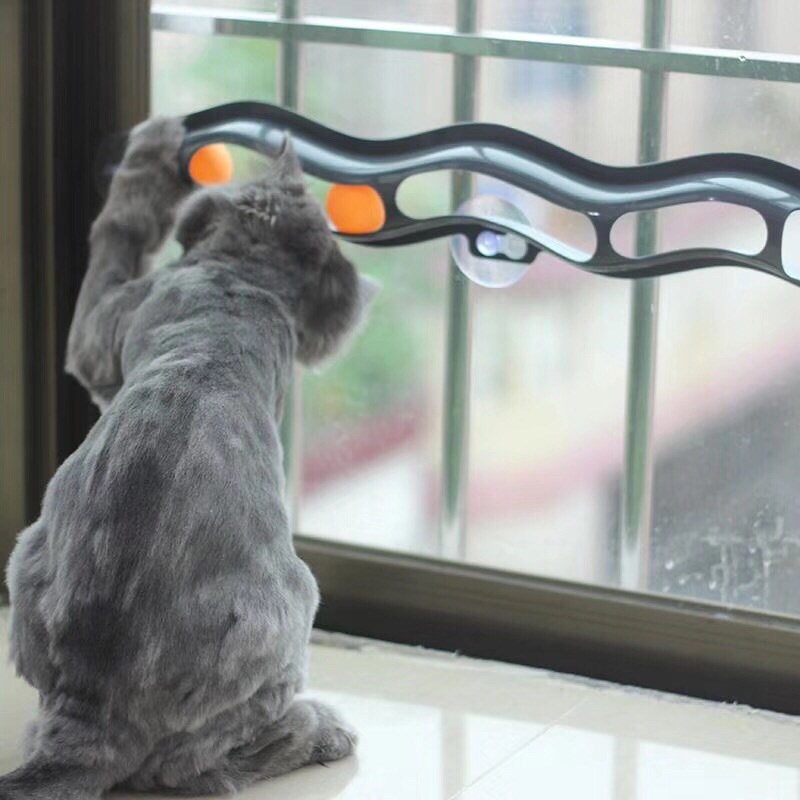 รางบอลติดกระจก