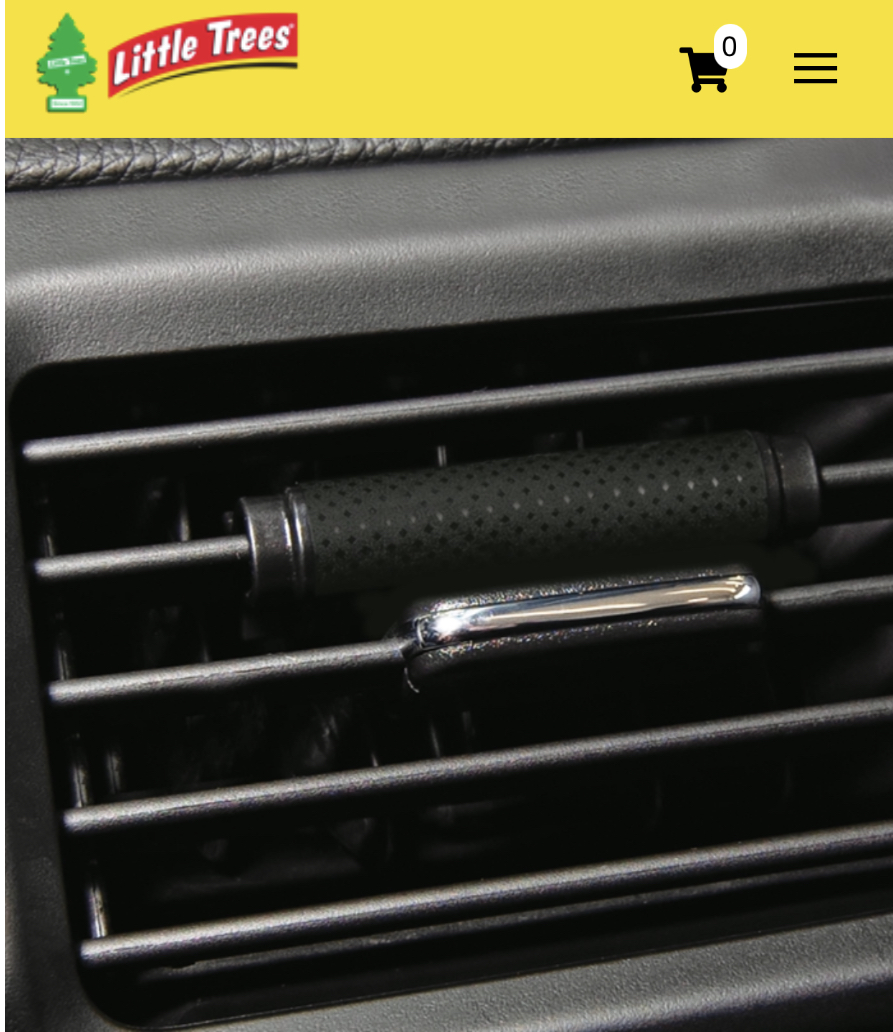 Little Trees Vent Wrap น้ำหอมปรับอากาศ กลิ่น Black Ice (4 ชิ้น)