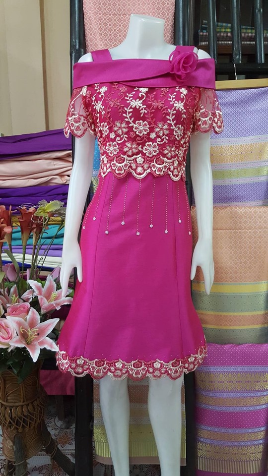 แซคผ้าไหมแพรทิพย์กับผ้าฝ้าย สไตล์หรู