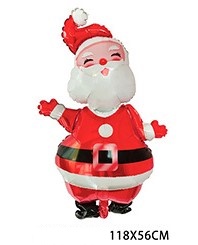ลูกโป่งซานต้าครอส ขนาด 118*56 cm / Santa Clause Foil Balloon 118*56 cm