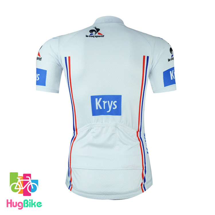 เสื้อจักรยานแขนสั้นทีม Le tour de france 16 (01) สีขาว