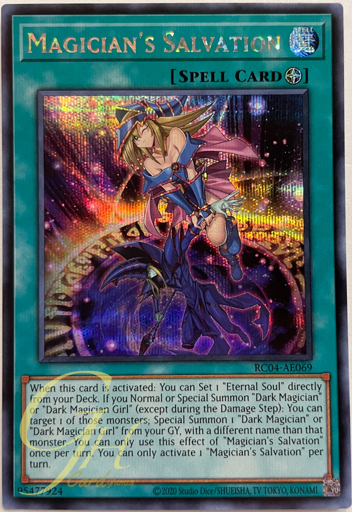 Yugioh [RC04-AE069] Magician's Salvation (Secret Rare)