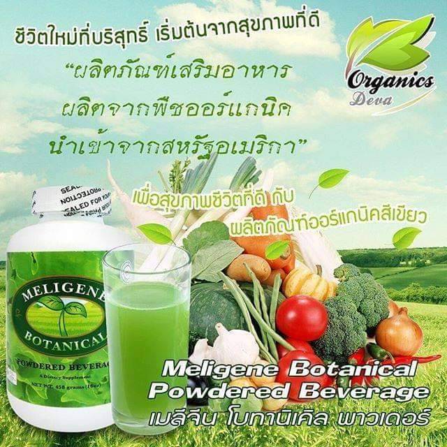 ผงผักรวมออร์แกนิค เมลิเลีย BOTANICAL POWDER เมลิเลีย ออแกนิค Melilea Organic