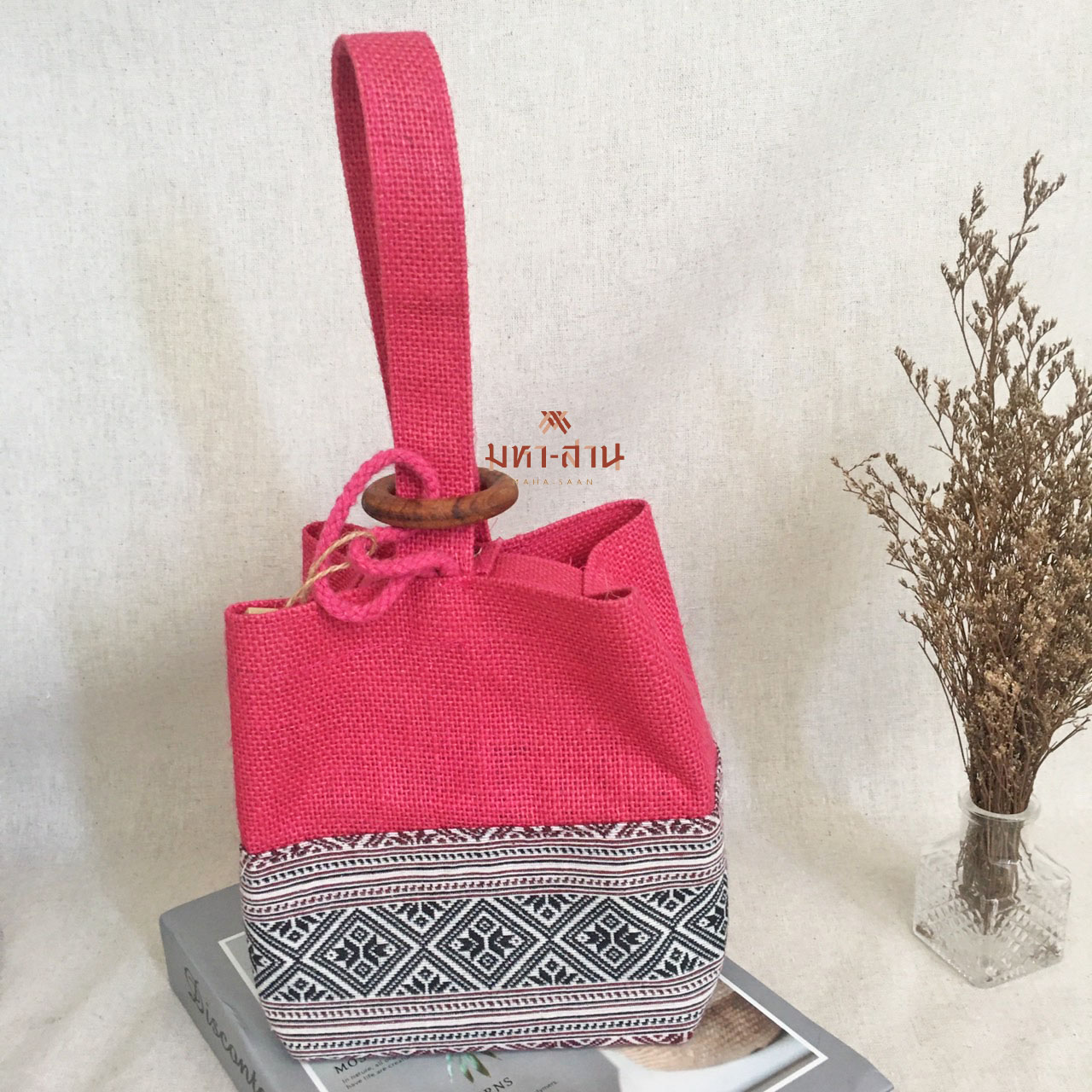 กระเป๋าขนมจีบ ผ้าพื้นเมือง กระเป๋าไทย กระเป๋าถือ ของแจก🥟