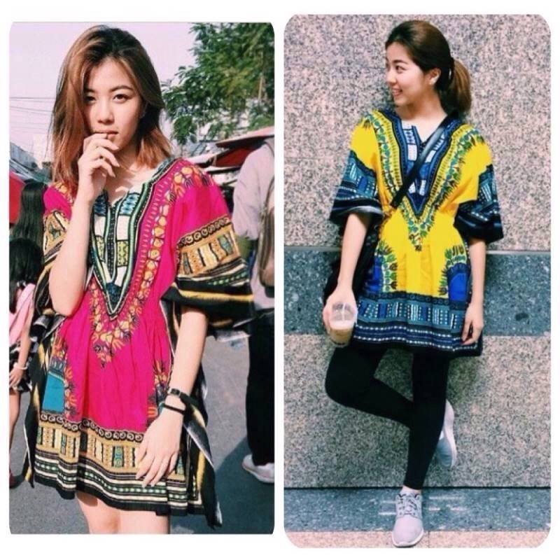 เดรสโบฮีเมียนทรงปล่อย