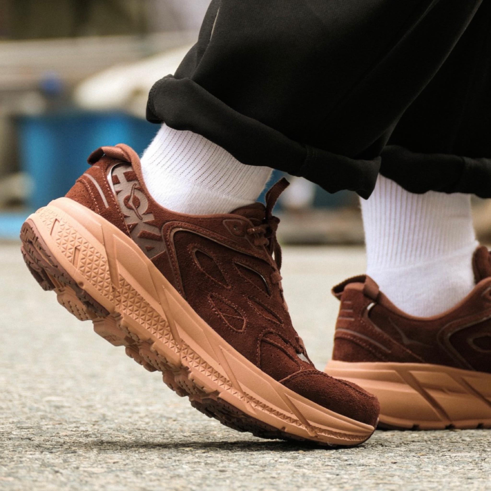 รองเท้า HOKA Clifton L Suede ‘Cappuccino’ (M9/9.5US)