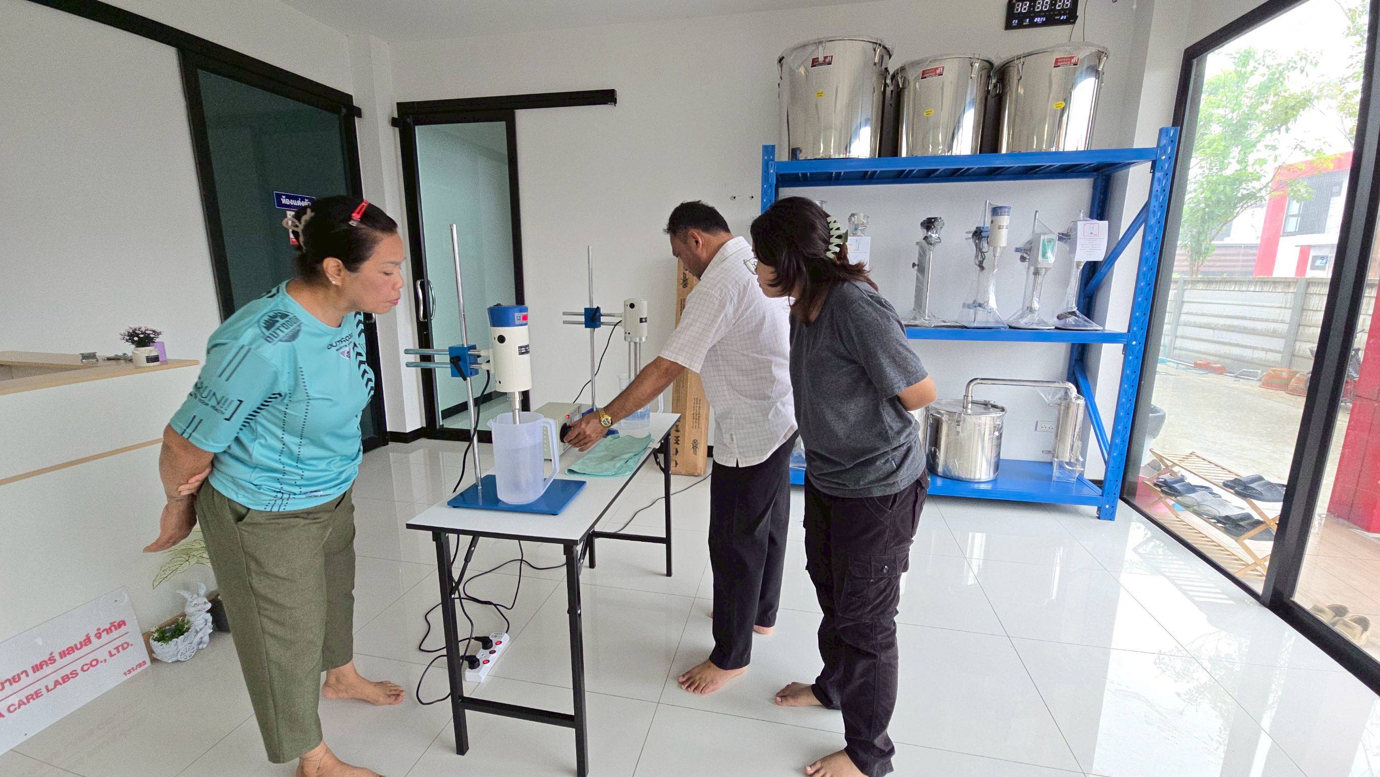 🌈เครื่องปั่น รุ่น FJ HOMOGENIZER โฮโมจิไนเซอร์ ปั่นของเหลว โลชั่น ครีม แรงเฉือนละเอียด