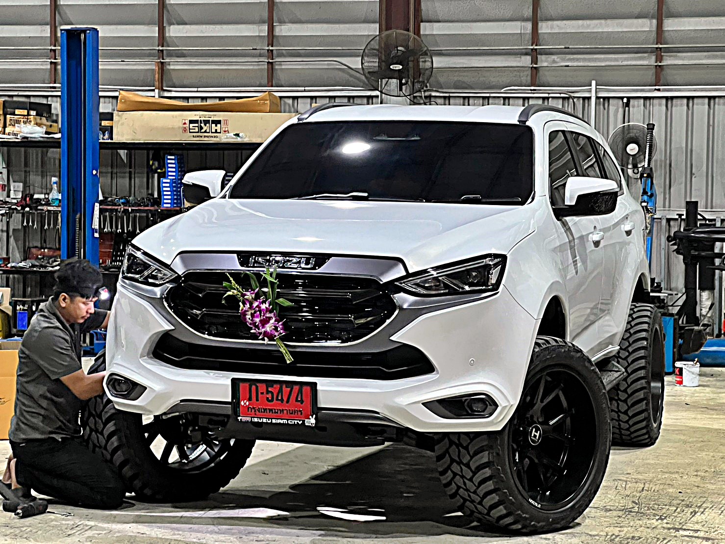 ล้อแท้ HOSTILE H113 ขอบ22 ใส่ MU-X แต่งเมกา