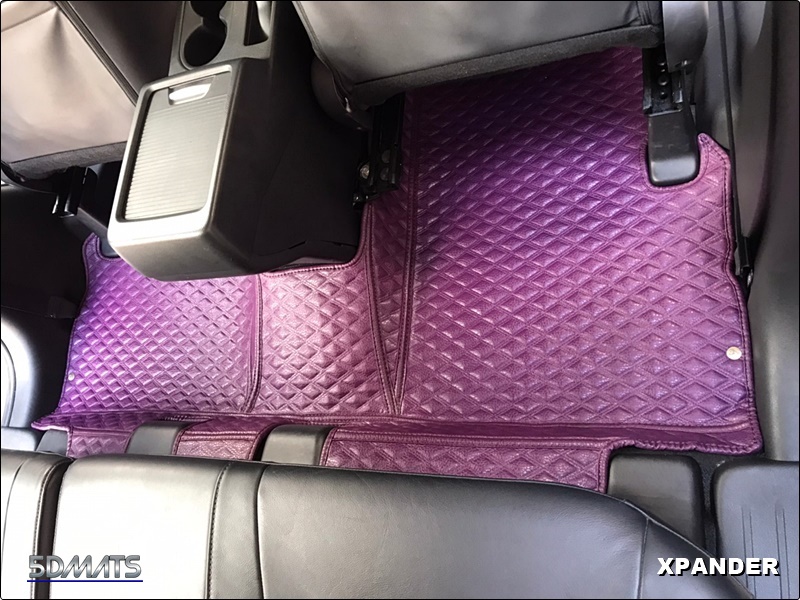 พรมปูพื้นรถยนต์5D13มิล ลายDAIMOND XPANDER 7ชิ้น
