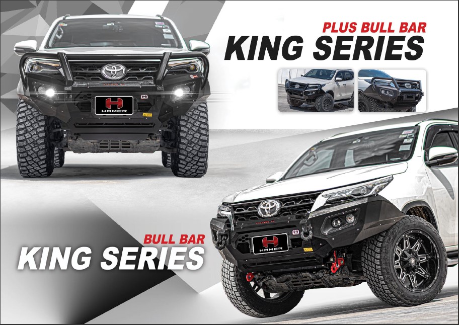 KING SERIES PLUS BULL BAR & KING SERIES BULL BAR TOYOTA
