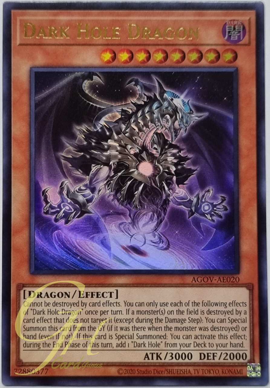 Yugioh [AGOV-AE020] Dark Hole Dragon (Ultra Rare)