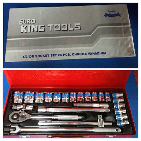 King Tool ชุดบล็อก 24 ตัวชุด 1/2" King Tool