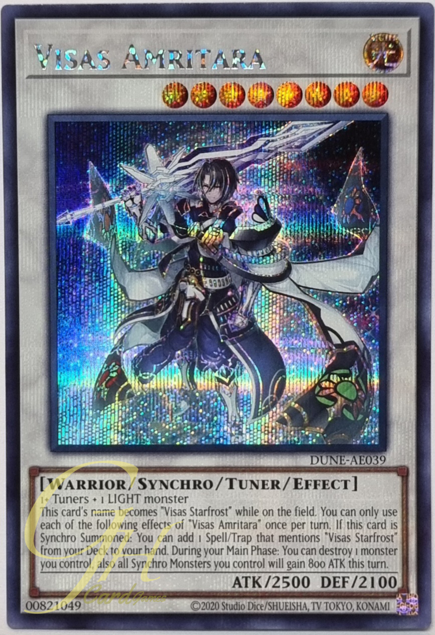 Yugioh [DUNE-AE039] Visas Amritara (Secret Rare)