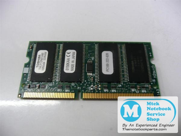 MT00486 แรมโน้ตบุ๊ค SD 128MB PC-100 Notebook RAM (มือสอง) 2
