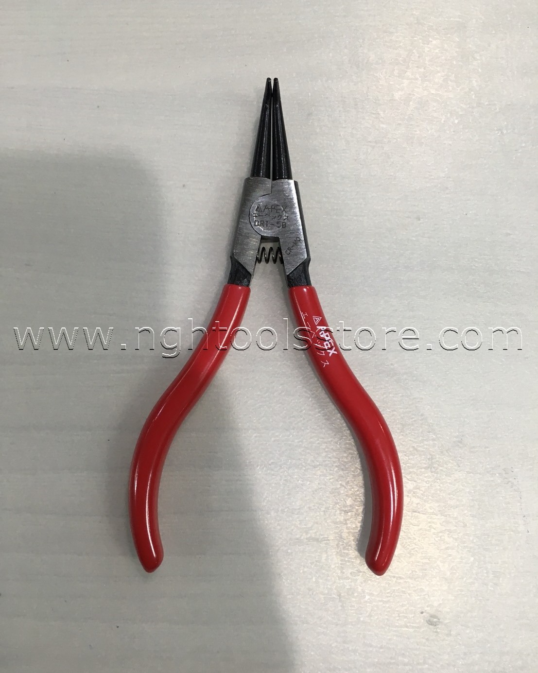 คีมถ่างแหวนปากงอ ขนาด 5" ยี่ห้อ APEX