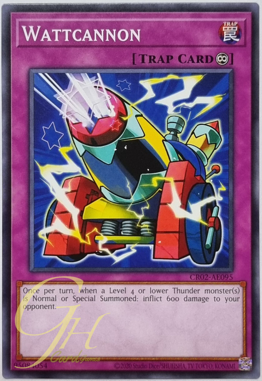 Yugioh [CR02-AE095] Wattcannon (Common)