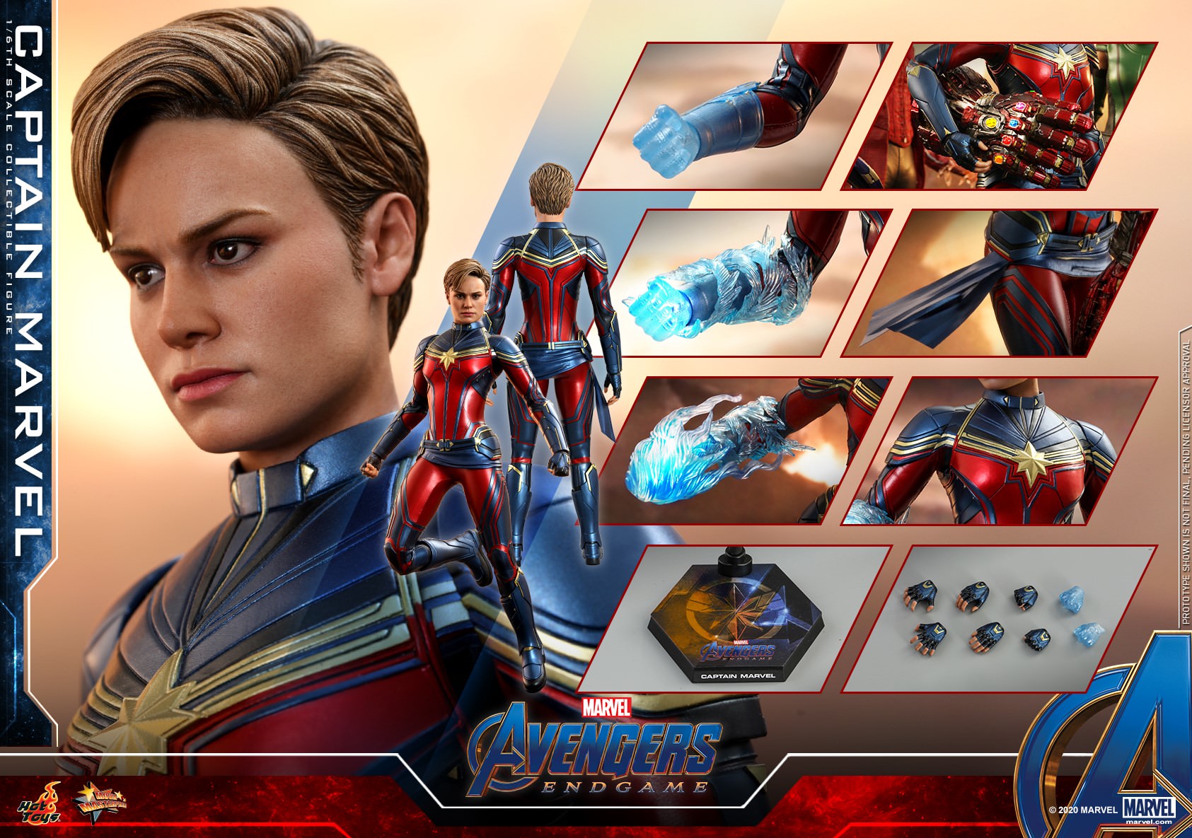 MMS 575 AVENGERS : ENDGAME – CAPTAIN MARVEL