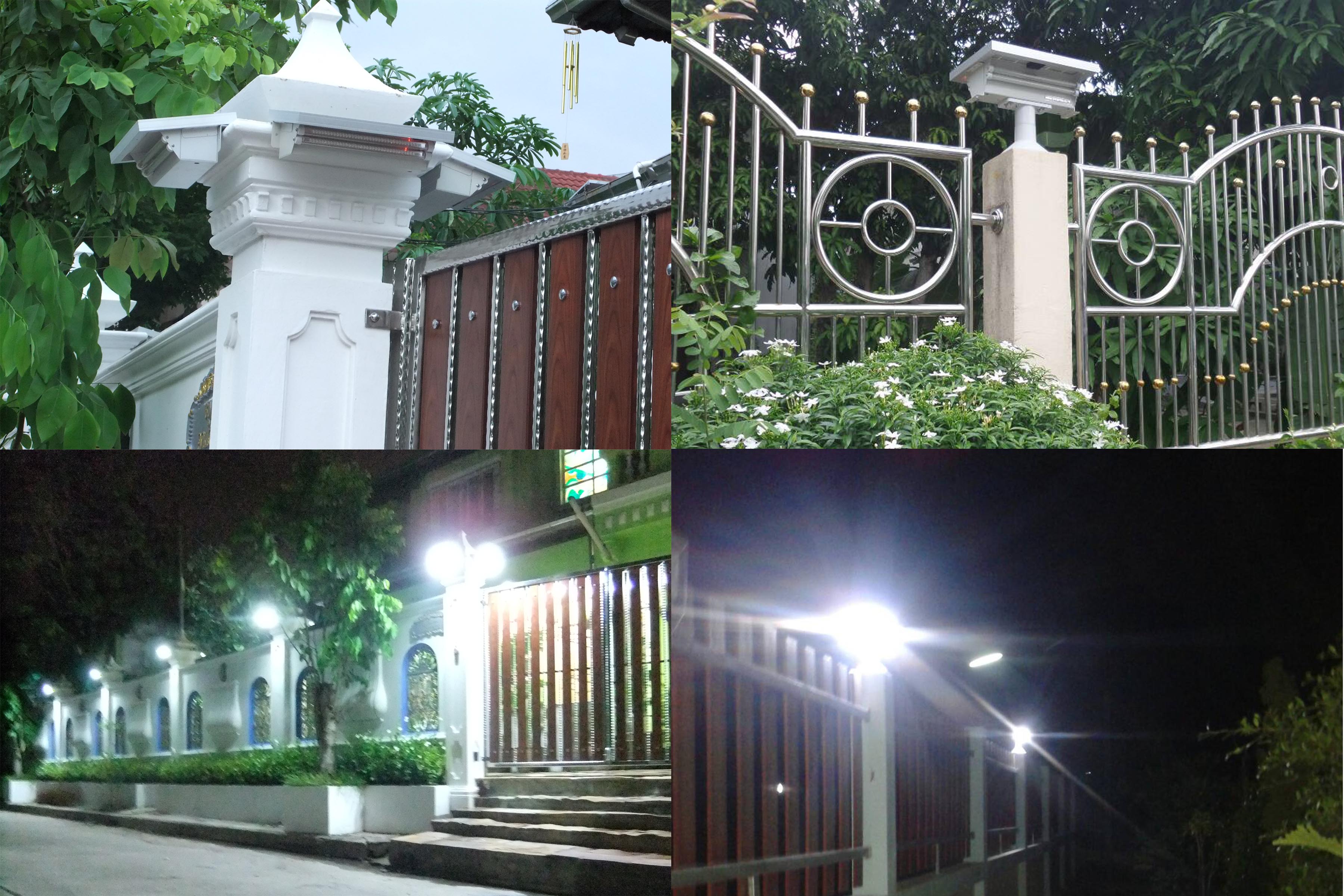 งานติดตั้งไฟรั้วโซล่าเซลล์