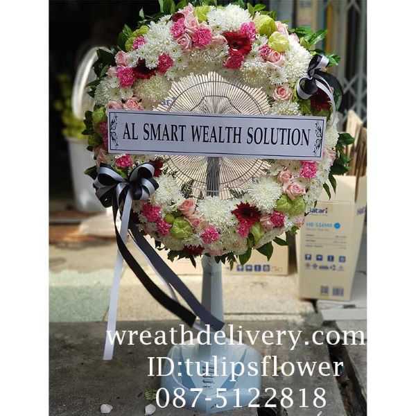 WF0036 หรีดพัดลม18นิ้วแบบสไลด์