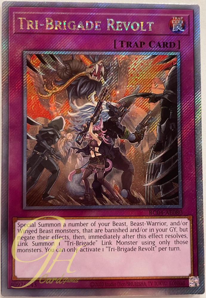 Yugioh [RC04-AE080] Tri-Brigade Revolt (Extra Secret Rare)