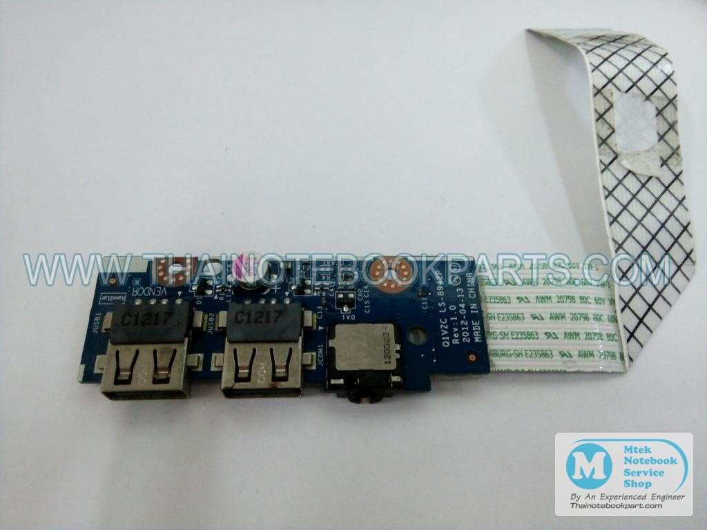 MT08119 ยูเอสบีบอร์ด USB 2.0 Port Board + สายแพร - Acer Aspire V5-171 (มือสอง) 2