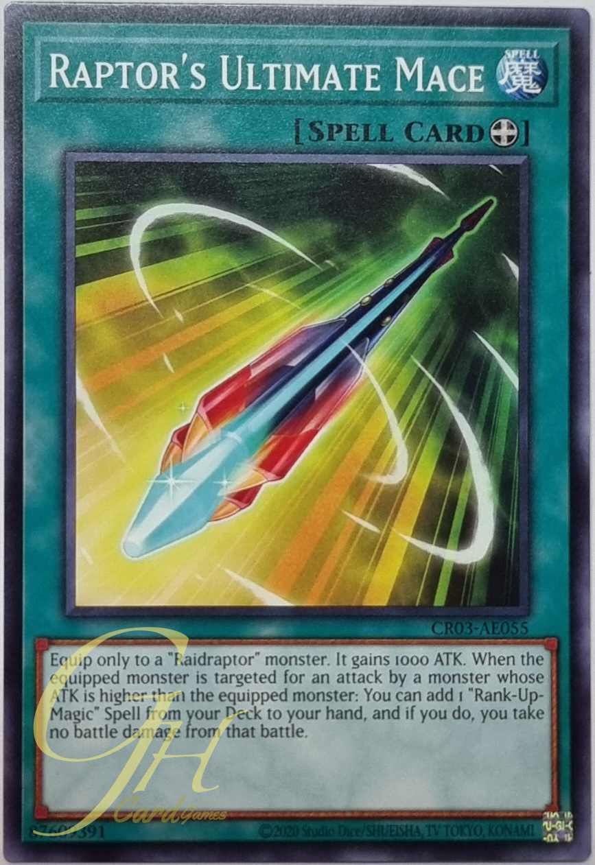 Yugioh [CR03-AE055] Raptor's Ultimate Mace (Common)