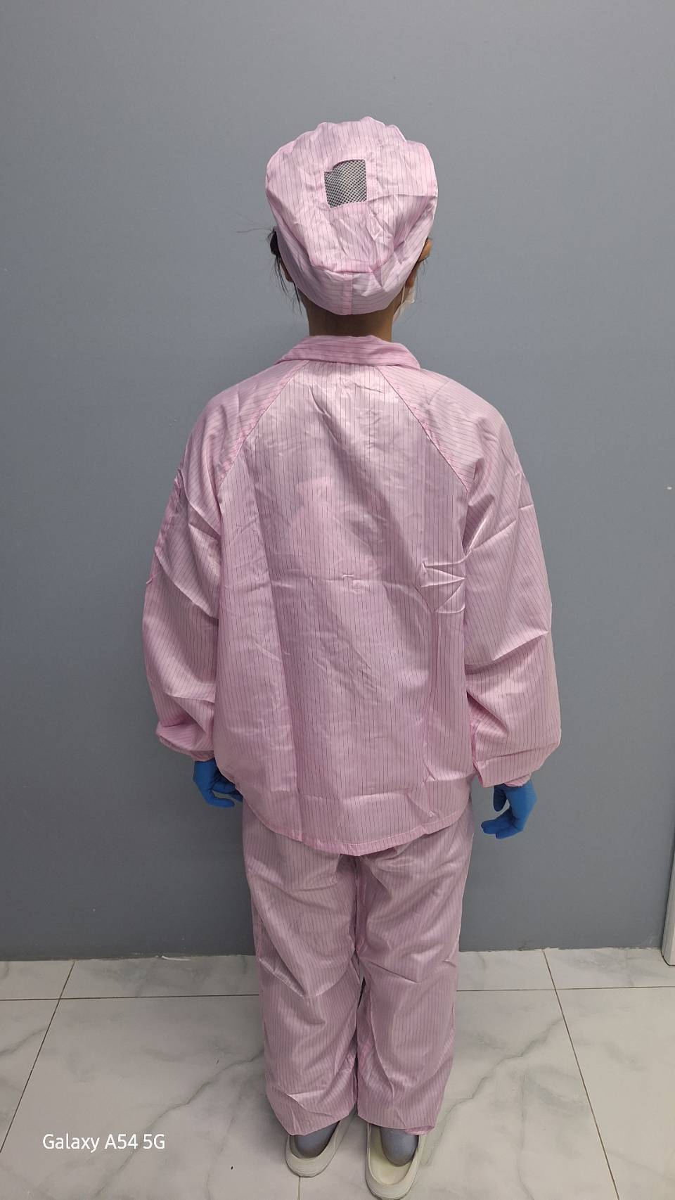 🌈ชุดทำงานในโรงงาน(เสื้อ+กางเกง+หมวก) ชุดป้องกันไฟฟ้าสถิต เสื้อสูท เสื้อกันฝุ่น BRT-003