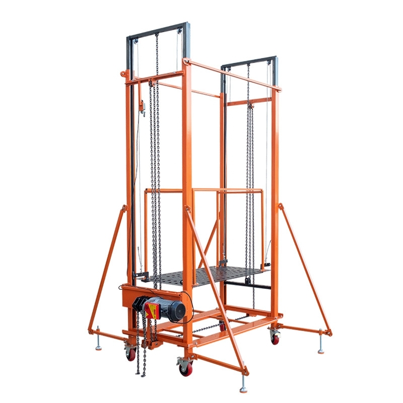 นั่งร้านไฟฟ้าแบบเคลื่อนย้าย - ยกง่าย สะดวกทุกงาน Electric Mobile Scaffold