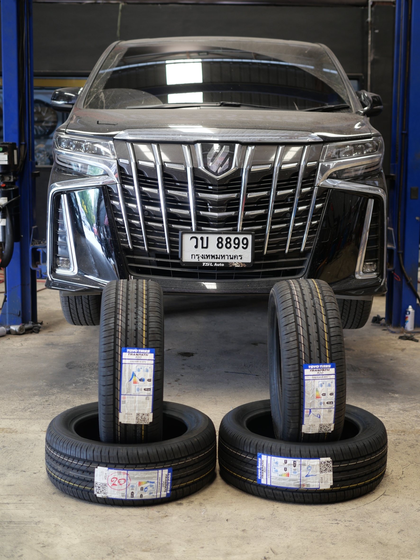 ยาง TOYO TRANPATH R30 235/50R18 97V ยางญี่ปุ่น ปี 24 ยางใหม่คุณภาพดี ต้องที่ Step9