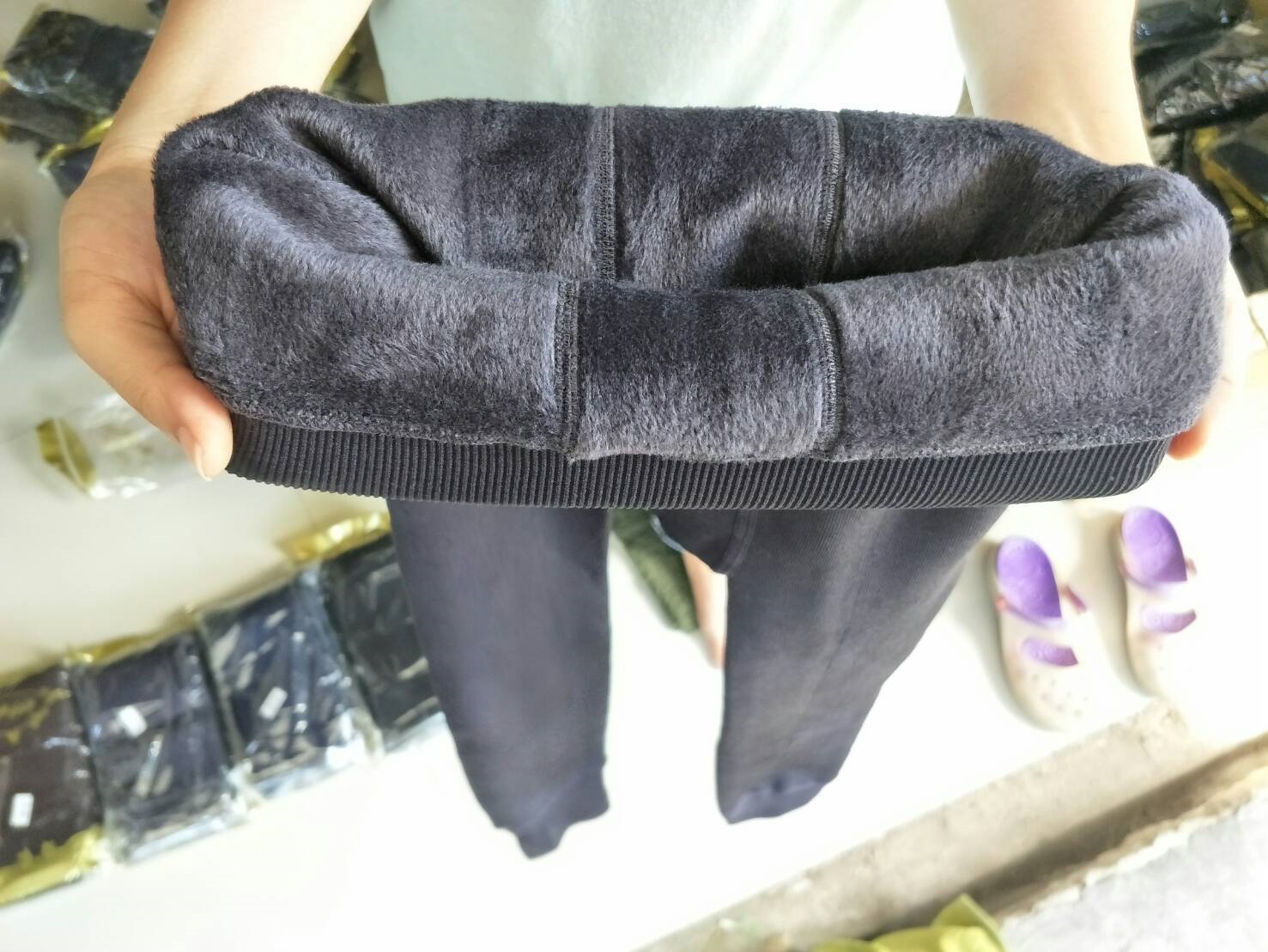 กางเกงขนมิ้งขายาว