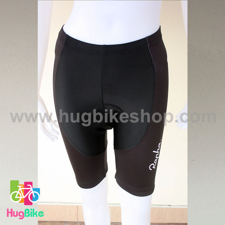 กางเกงจักรยานผู้หญิงขาสั้น Rapha 16 (01) สีดำ