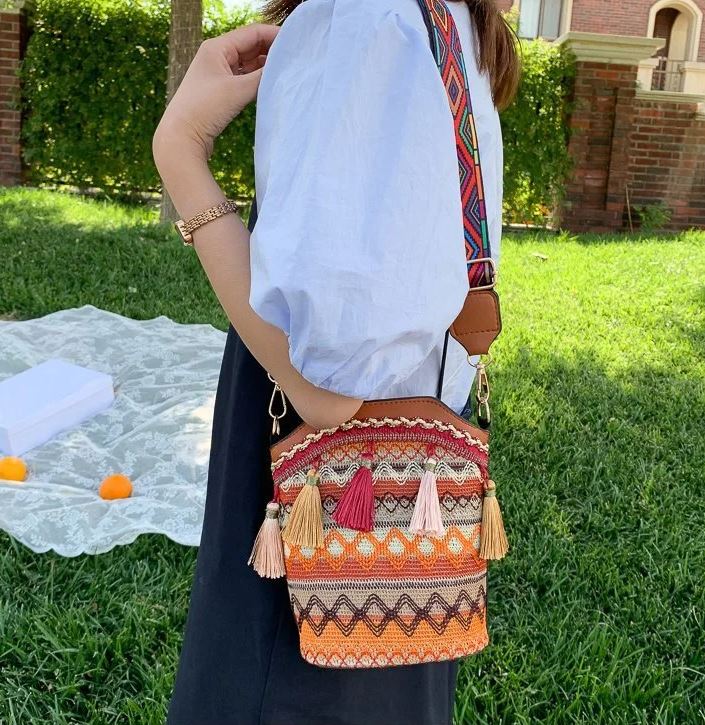 กระเป๋าสะพาย แฟชั่น โบฮีเมียน Hippie Boho🍩