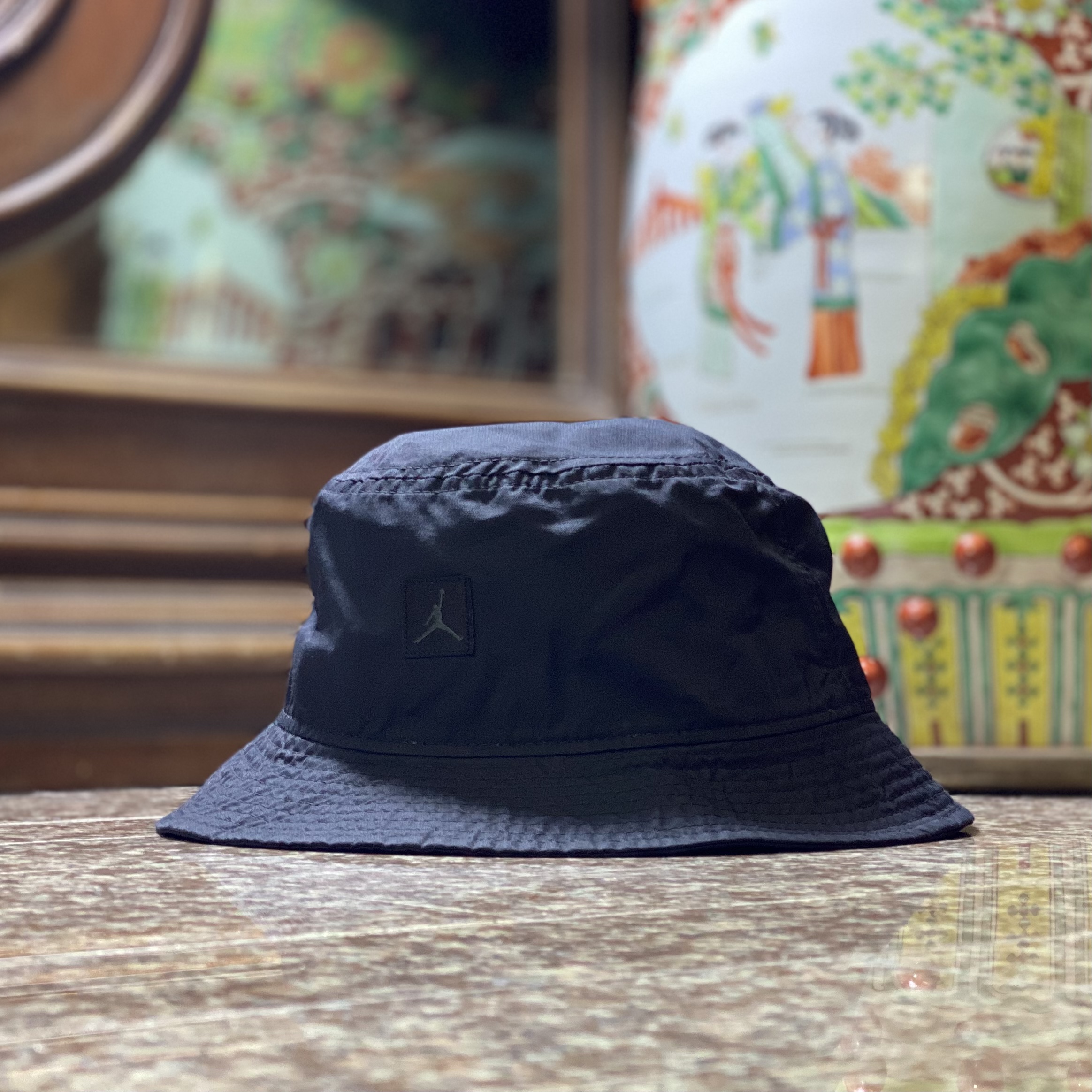 หมวกปีกรอบ Nike Jordan JumpMan Washed Bucket Hat ‘BLACK’ (M)