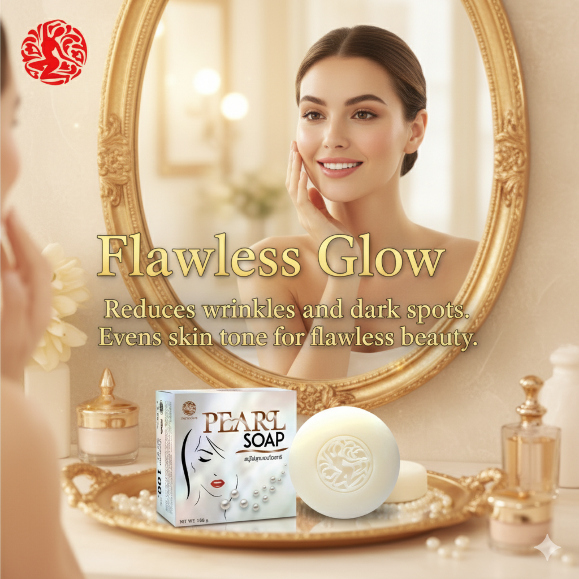 MONDODARI PEARL SOAP – สบู่ไข่มุกเพื่อผิวเรียบเนียน กระจ่างใส