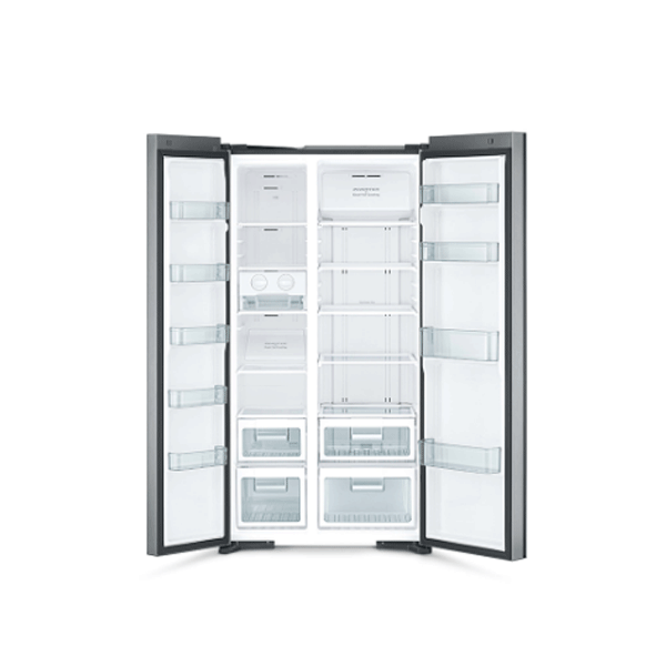 Hitachi ตู้เย็น 2 ประตู Side by Side 21 คิว รุ่น RS600PTH0 Dual Fan Cooling x Inverter สอบถามสินค้า พร้อมส่วนลด ทัก line @srchomelcd