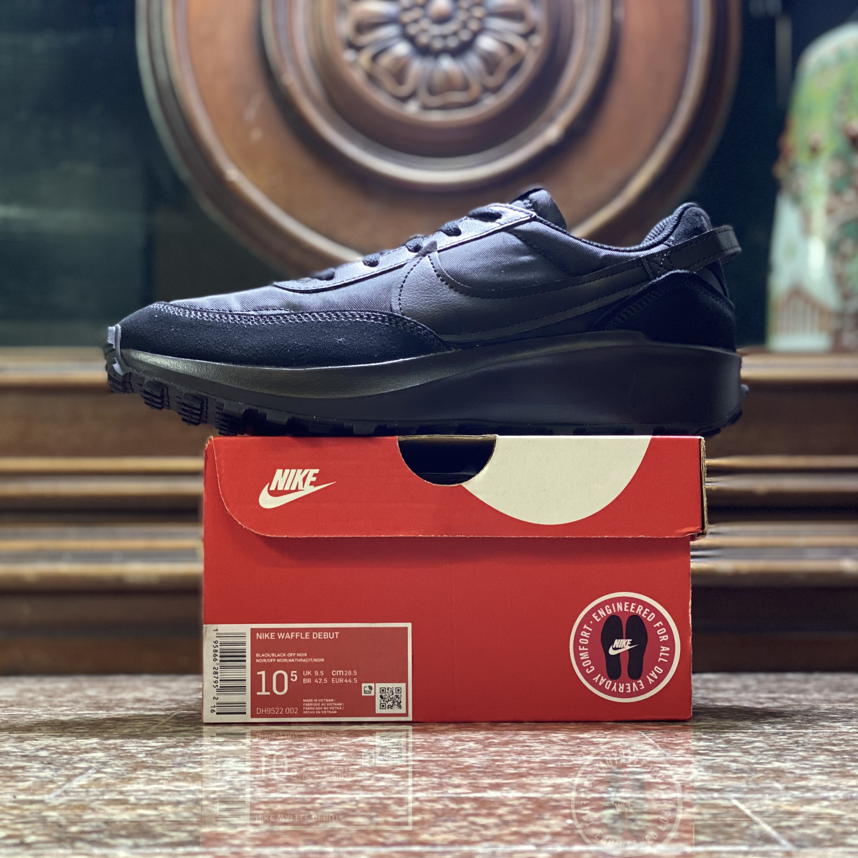 รองเท้า Nike Waffle Debut ‘TripleBlack’ (M8/9.5/10US)