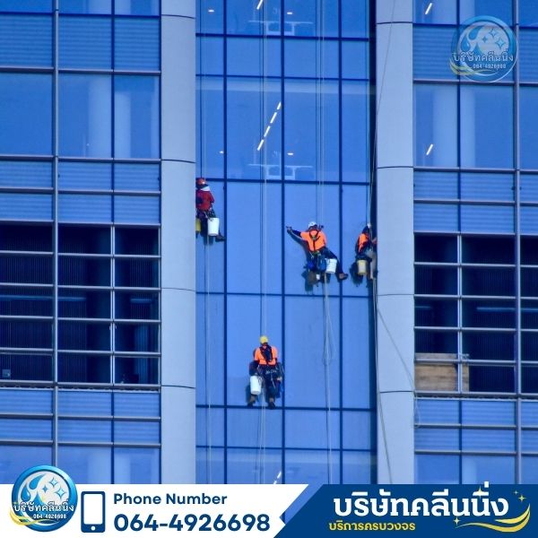เช็ดกระจกสูงโรยตัวกรุงเทพ
