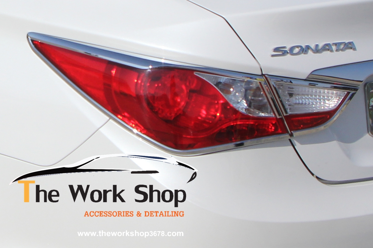 Rear Lamp Cover for Sonata ( โครเมี่ยมครอบไฟท้าย )
