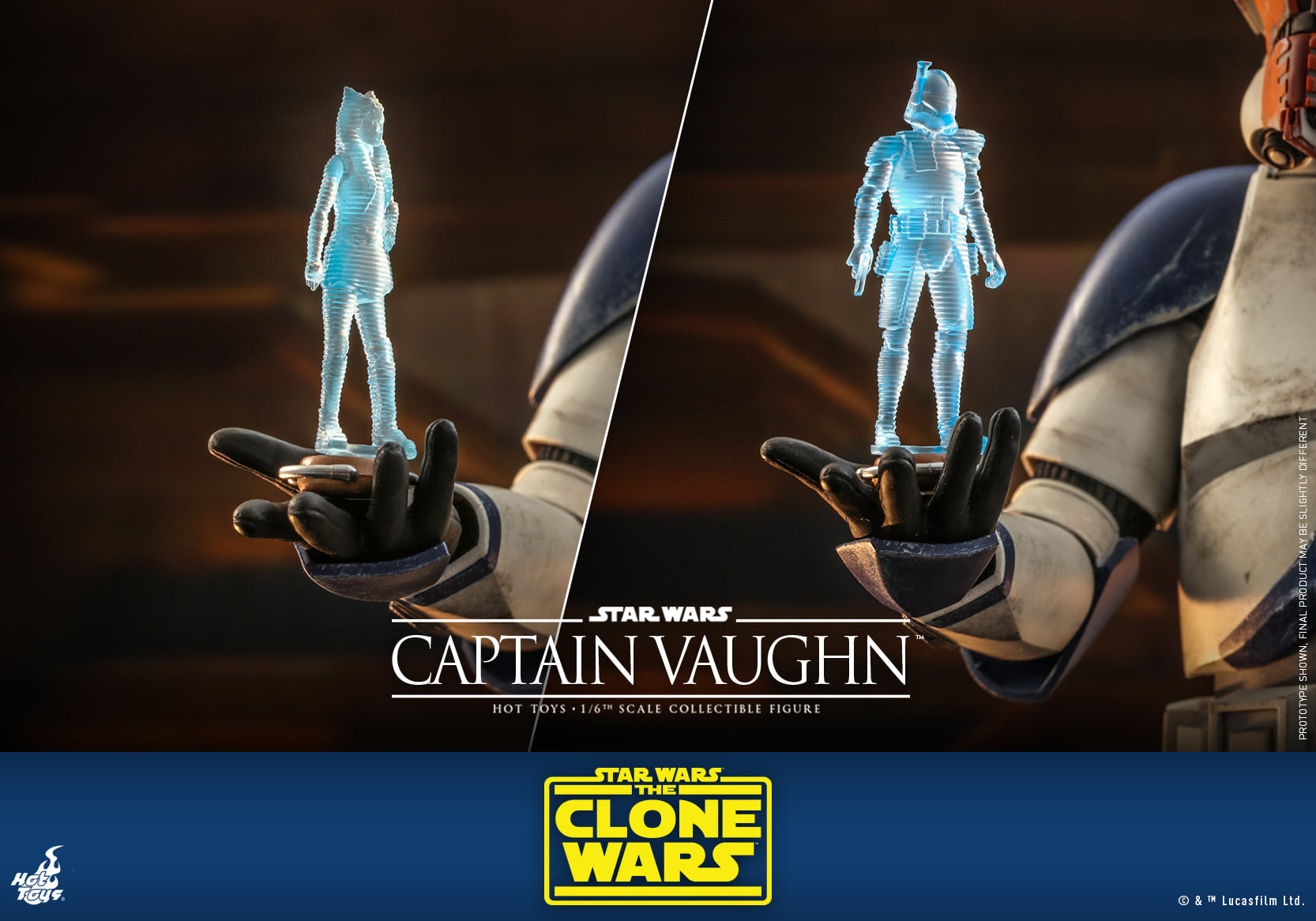 TMS 65 STAR WARS : THE CLONE WARS – CAPTAIN VAUGHN