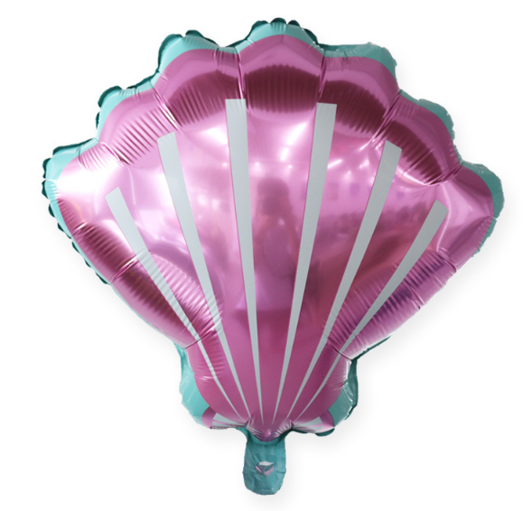 ลูกโป่งหอยเชลล์สีชมพู / Pink Shell Foil balloon