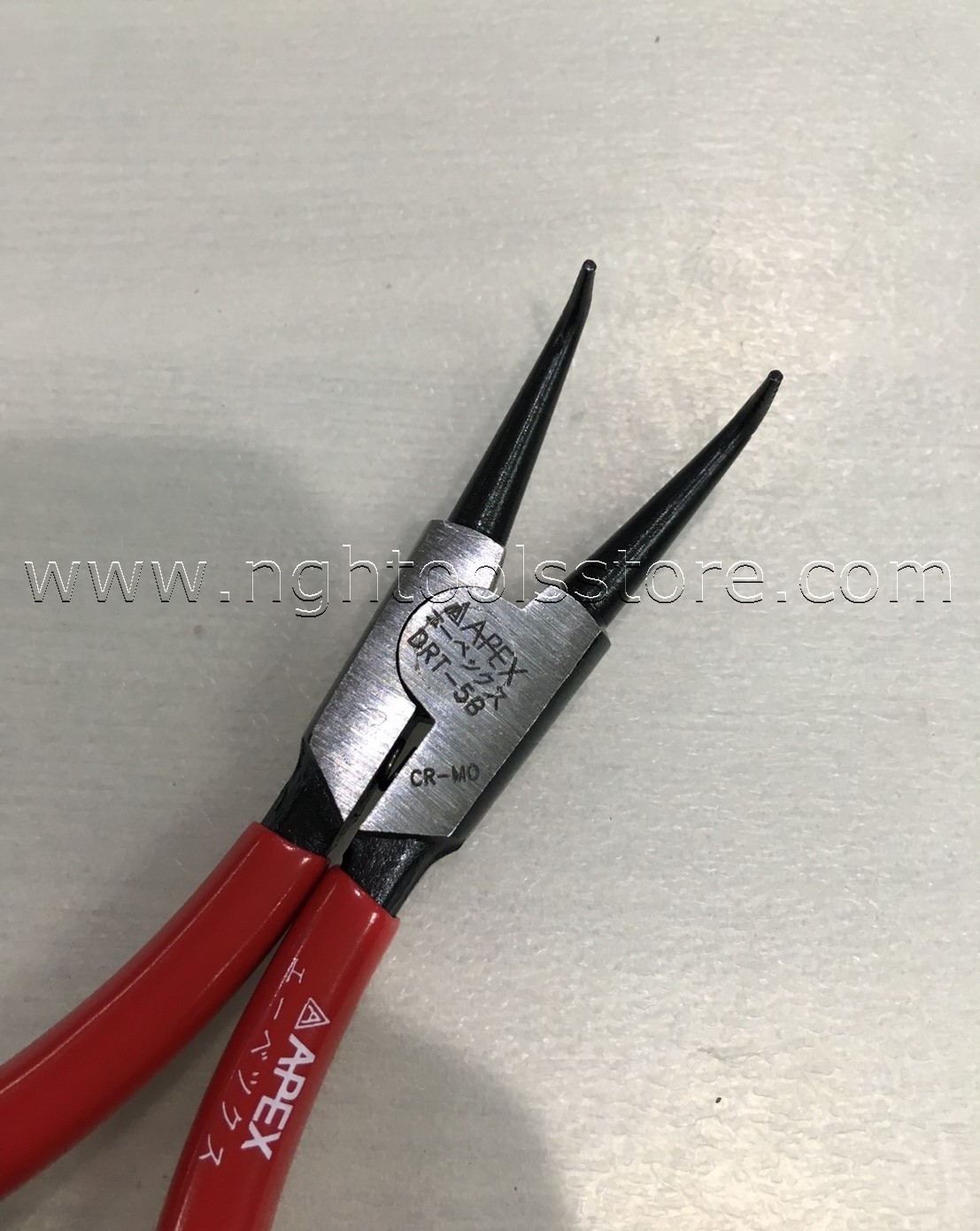 คีมถ่างแหวนปากงอ ขนาด 5" ยี่ห้อ APEX