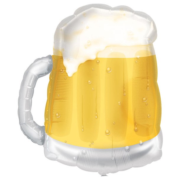 ลูกโป่งแก้วเบียร์ Beer Mug Foil Balloon