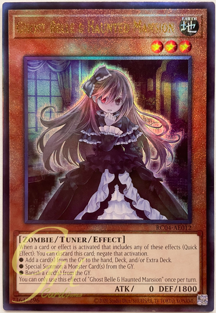 Yugioh [RC04-AE012] Ghost Belle & Haunted Mansion (Ultimate Rare)