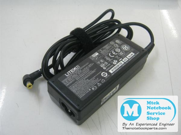 MT02142 อะแดปเตอร์ โน๊ตบุ๊ค Acer Aspire 1680, 2000, 3000, 4520 Travelmate 2300 2400 290 - AC Power Adaptor 19V-3.42A PA-1650-22 (มือสอง) 2
