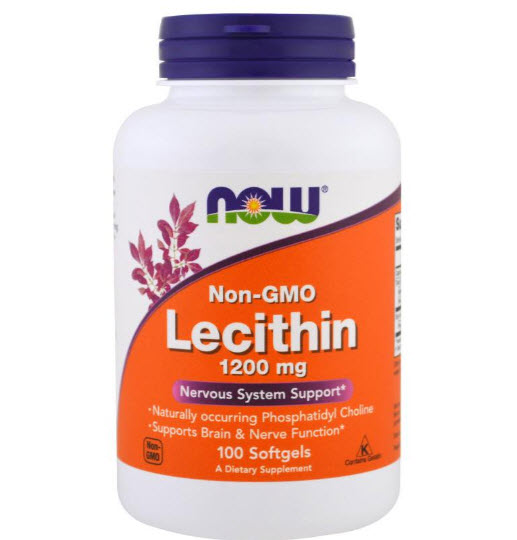 Now Foods, Lecithin, 1200 mg, 100 Softgels
