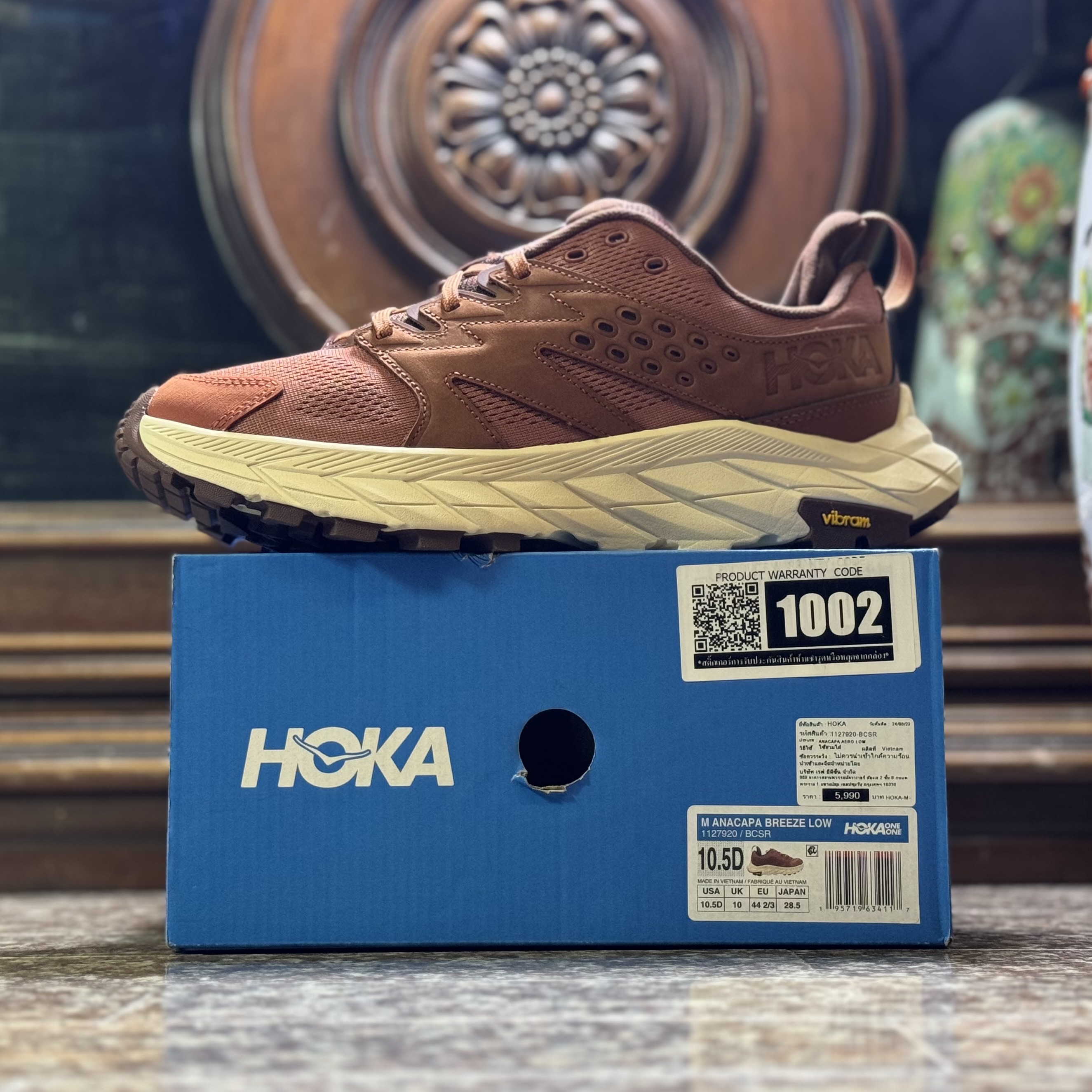 รองเท้าเดินป่า HOKA Anacapa Breeze Low ‘Baked Clay’ (M7-15US)