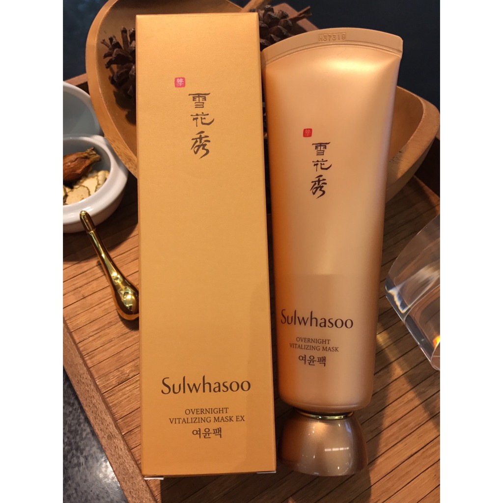 แท้ SULWHASOO OVERNIGHT VITALIZING MASK EX 120 ML มาสก์แล้วนอน ชุ่มชื้น ลดริ้วรอย ตื่นมาเห็นผล กู้หน้าพังภายในข้ามคืน