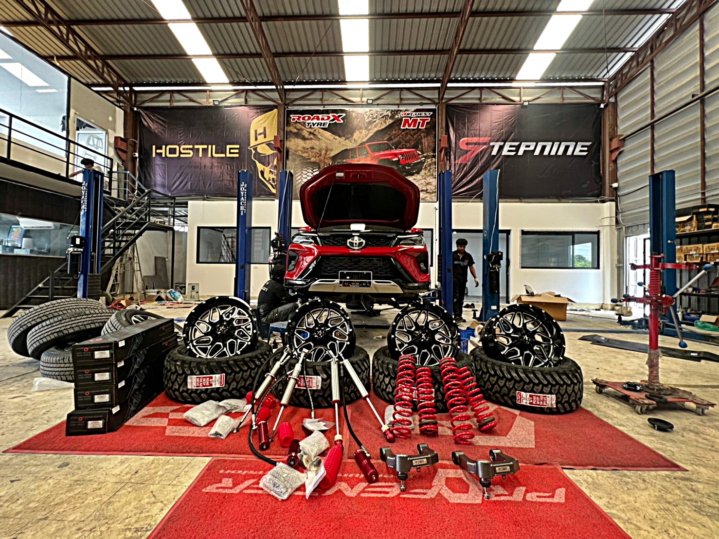 #TOYOTA_FORTUNER_LEGENDER ทำทรงเมกาที่ STEP9